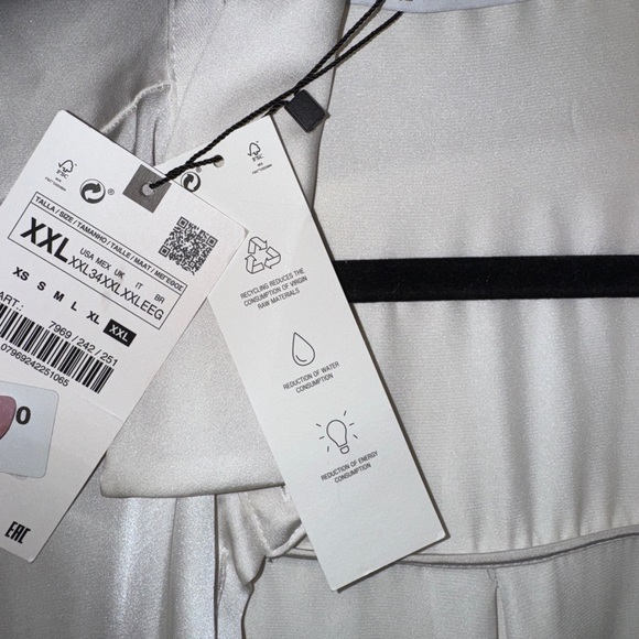 Zara ivory blouse - Picture 4 of 4